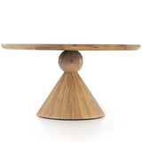 Bibianna Dining Table, Smoked Honey-Furniture - Dining-High Fashion Home