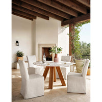 Darcy Outdoor Dining Chair, Faye Sand - Set of 2-Furniture - Dining-High Fashion Home