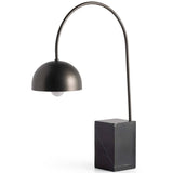 Jenkin Task Lamp, Black Marble-Lighting-High Fashion Home