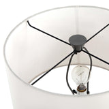 Kelita Table Lamp, Textured Black-Lighting-High Fashion Home
