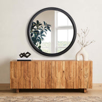 Gulliver Mirror, Black Wash Acacia-Accessories-High Fashion Home