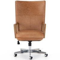Cohen Leather Desk Chair, Sonoma Butterscotch-Furniture - Office-High Fashion Home