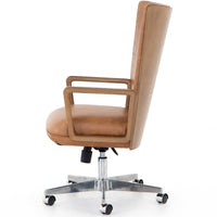 Cohen Leather Desk Chair, Sonoma Butterscotch-Furniture - Office-High Fashion Home