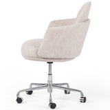 Bijou Desk Chair, Fayette Dove-Furniture - Office-High Fashion Home