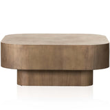 Blanco Coffee Table, Warm Umber Burl