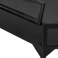 Shadow Box Modular Corner Desk, Black-Furniture - Office-High Fashion Home