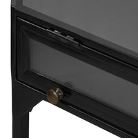 Shadow Box Modular Corner Desk, Black-Furniture - Office-High Fashion Home
