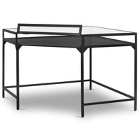 Shadow Box Modular Corner Desk, Black-Furniture - Office-High Fashion Home