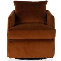 Whittaker Swivel Chair, Bleeker Rust