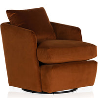 Whittaker Swivel Chair, Bleeker Rust