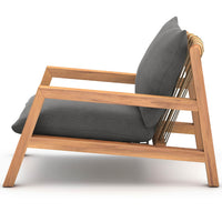 Soren Outdoor Chair, Charcoal-Furniture - Chairs-High Fashion Home