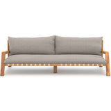 Soren Outdoor Sofa 95", Stone Grey-Furniture - Sofas-High Fashion Home