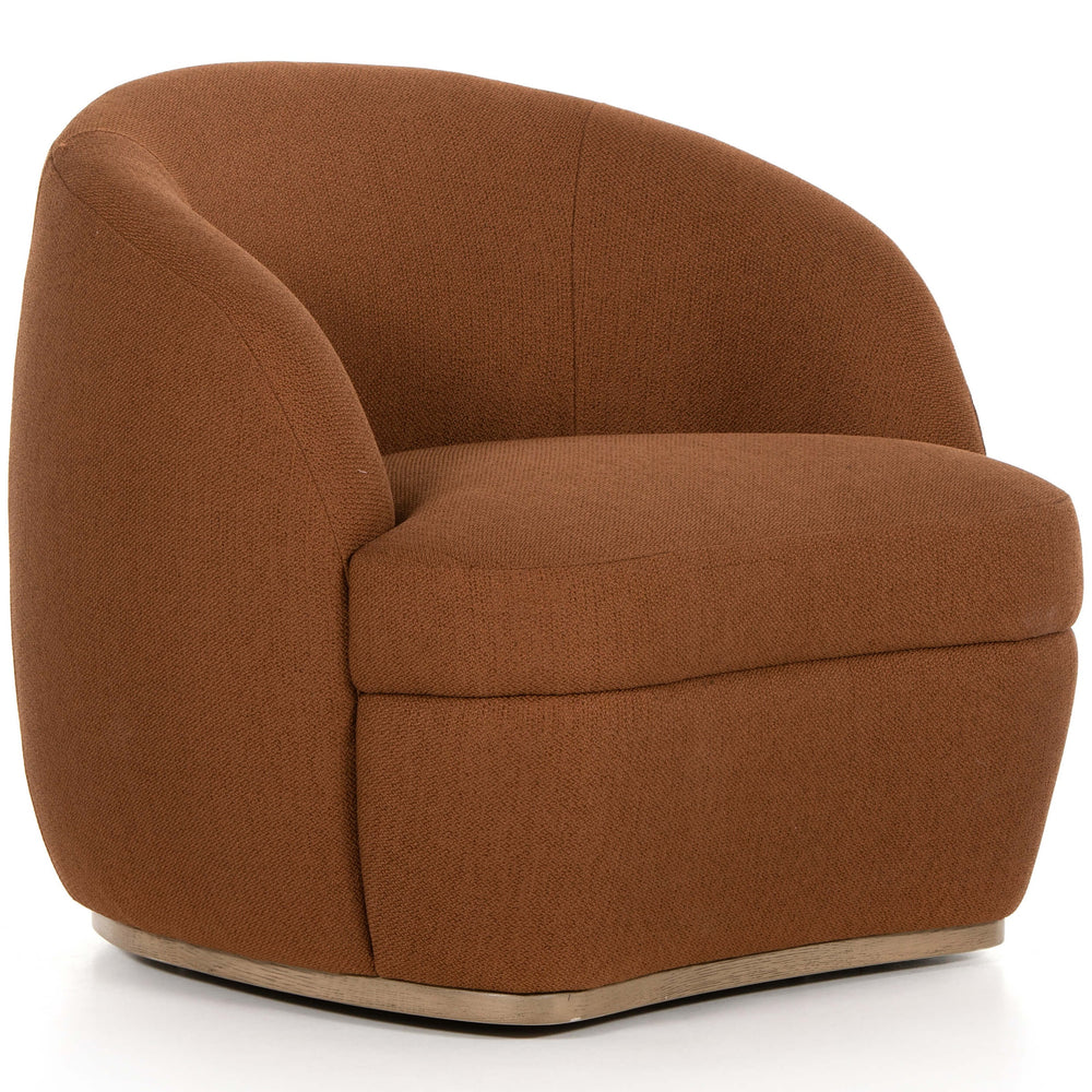 Sandie Swivel Chair, Patton Burnish