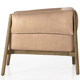 Idris Leather Chair, Palermo Nude-Furniture - Chairs-High Fashion Home