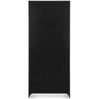 Shadow Box Cabinet, Black-Furniture - Storage-High Fashion Home