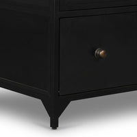 Shadow Box Cabinet, Black-Furniture - Storage-High Fashion Home