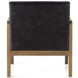 Jeanne Leather Chair, Sonoma Black-Furniture - Chairs-High Fashion Home