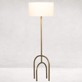 Arc Floor Lamp, Antique Brass-Lighting-High Fashion Home