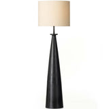 Innes Floor Lamp, Matte Black Cast-Lighting-High Fashion Home