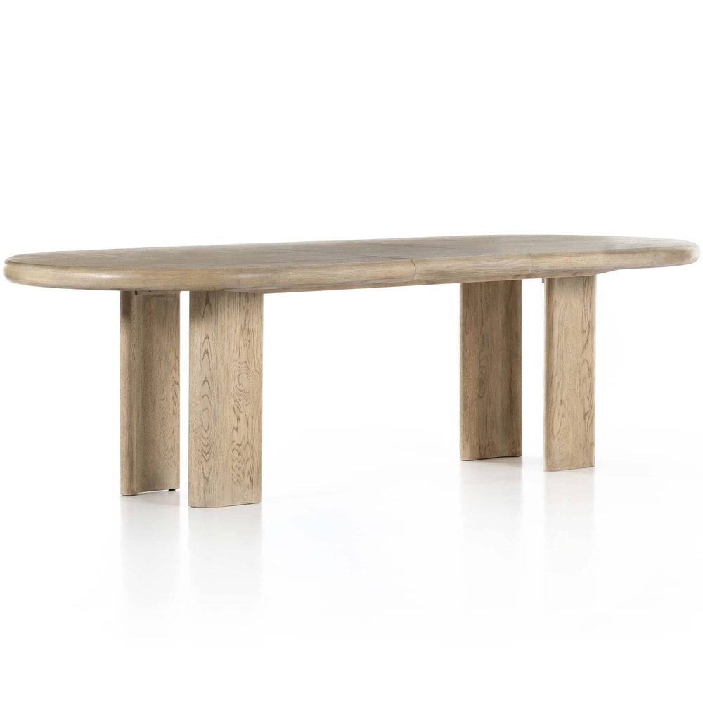 Jaylen Extension Dining Table, Yucca Oak-Furniture - Dining-High Fashion Home