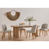 Jaylen Extension Dining Table, Yucca Oak-Furniture - Dining-High Fashion Home