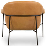 Suerte Leather Chair, Palermo Butterscotch-Furniture - Chairs-High Fashion Home
