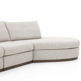 Jagger RAF Sectional, Astor Stone-Furniture - Sofas-High Fashion Home