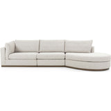 Jagger RAF Sectional, Astor Stone-Furniture - Sofas-High Fashion Home