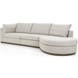 Jagger RAF Sectional, Astor Stone-Furniture - Sofas-High Fashion Home