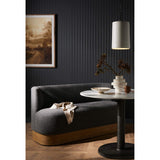 Krista Dining Bench, Knoll Charcoal-Furniture - Dining-High Fashion Home