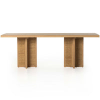 Levon Dining Table, Natural Woven-High Fashion Home