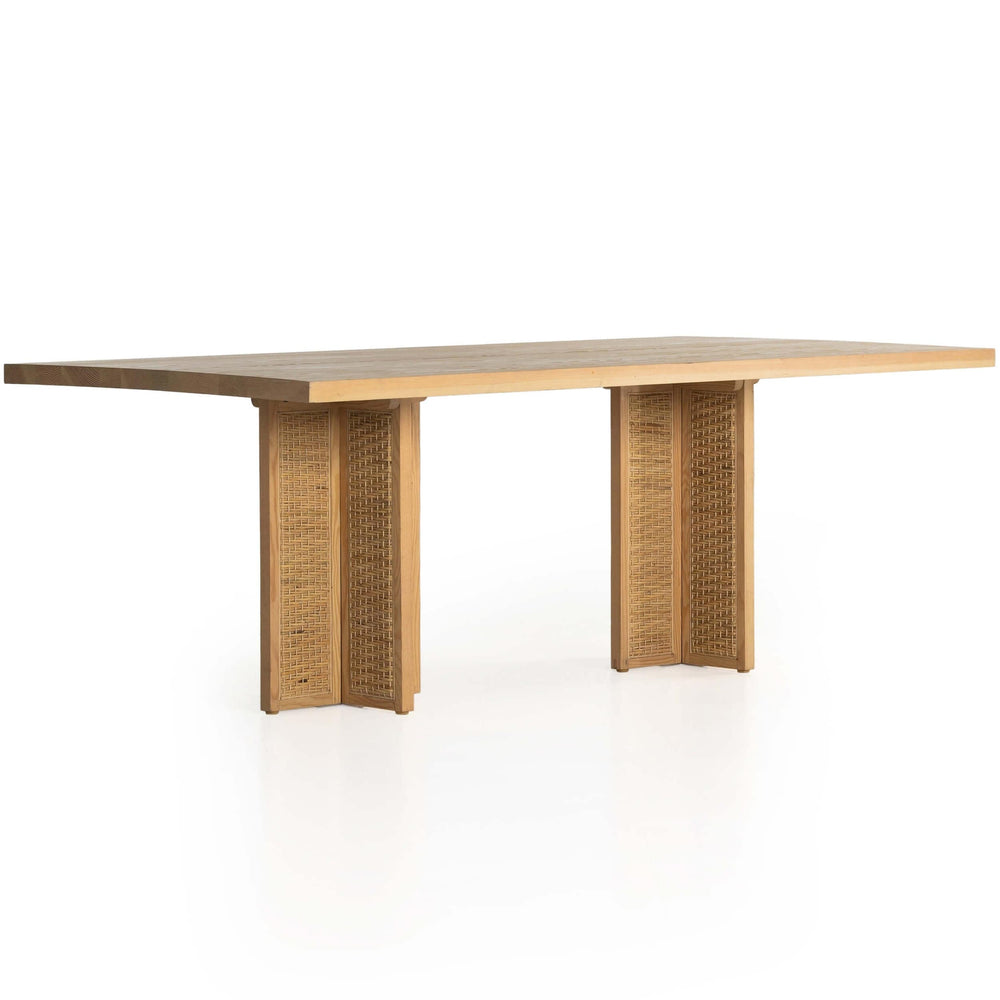 Levon Dining Table, Natural Woven-High Fashion Home