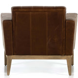 Roberts Leather Chair, Heirloom Sienna