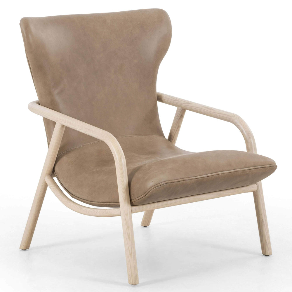 Vance Leather Chair, Palermo Drift-Furniture - Chairs-High Fashion Home