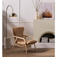 Vance Leather Chair, Palermo Drift-Furniture - Chairs-High Fashion Home