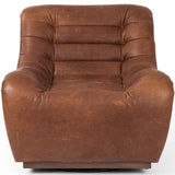 Binx Leather Swivel Chair, Heirloom Sienna-Furniture - Chairs-High Fashion Home