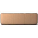 Mabry Leather Sofa, Nantucket Taupe