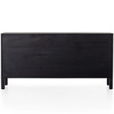 Isador 6 Drawer Dresser, Black Wash Poplar-Furniture - Storage-High Fashion Home