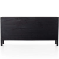 Isador 6 Drawer Dresser, Black Wash Poplar-Furniture - Storage-High Fashion Home