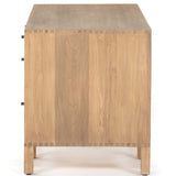 Isador Executive Desk, Dry Wash Poplar-Furniture - Office-High Fashion Home