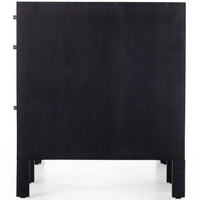 Isador Executive Desk, Black Wash Poplar-Furniture - Office-High Fashion Home