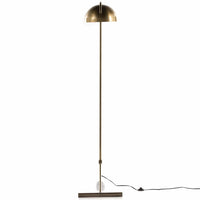 Becker Floor Lamp, Charcoal & White Marble-Lighting-High Fashion Home