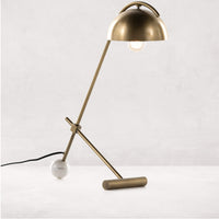 Becker Table Lamp, Charcoal/White-Lighting-High Fashion Home