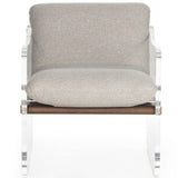 Cassius Chair, Torrance Silver-Furniture - Chairs-High Fashion Home