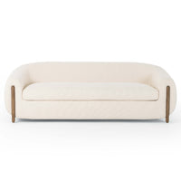 Lyla 86" Sofa, Kerbey Ivory-Furniture - Sofas-High Fashion Home