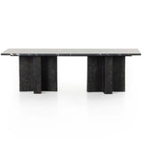 Terrell Coffee Table, Black Marble-Furniture - Accent Tables-High Fashion Home