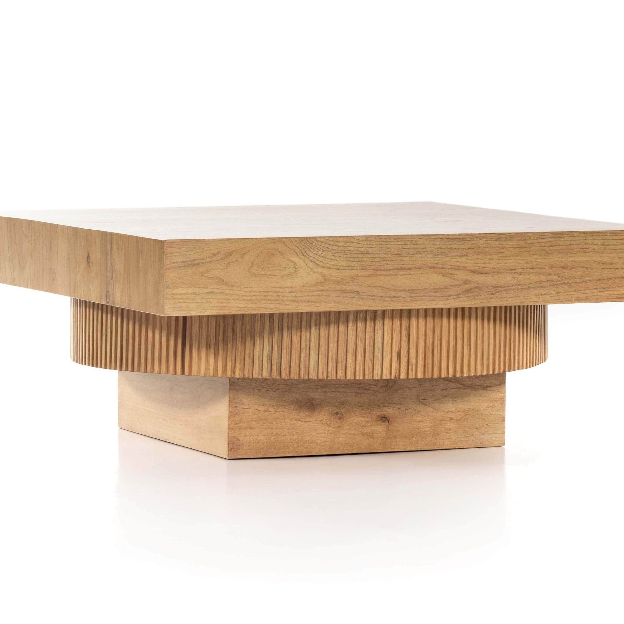 Leland Coffee Table, Honey Oak High Fashion Home