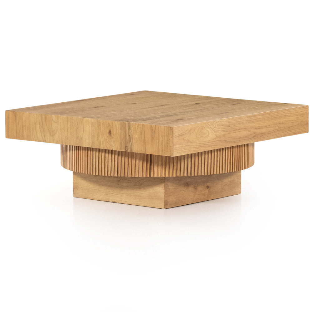 Leland Coffee Table, Honey Oak High Fashion Home