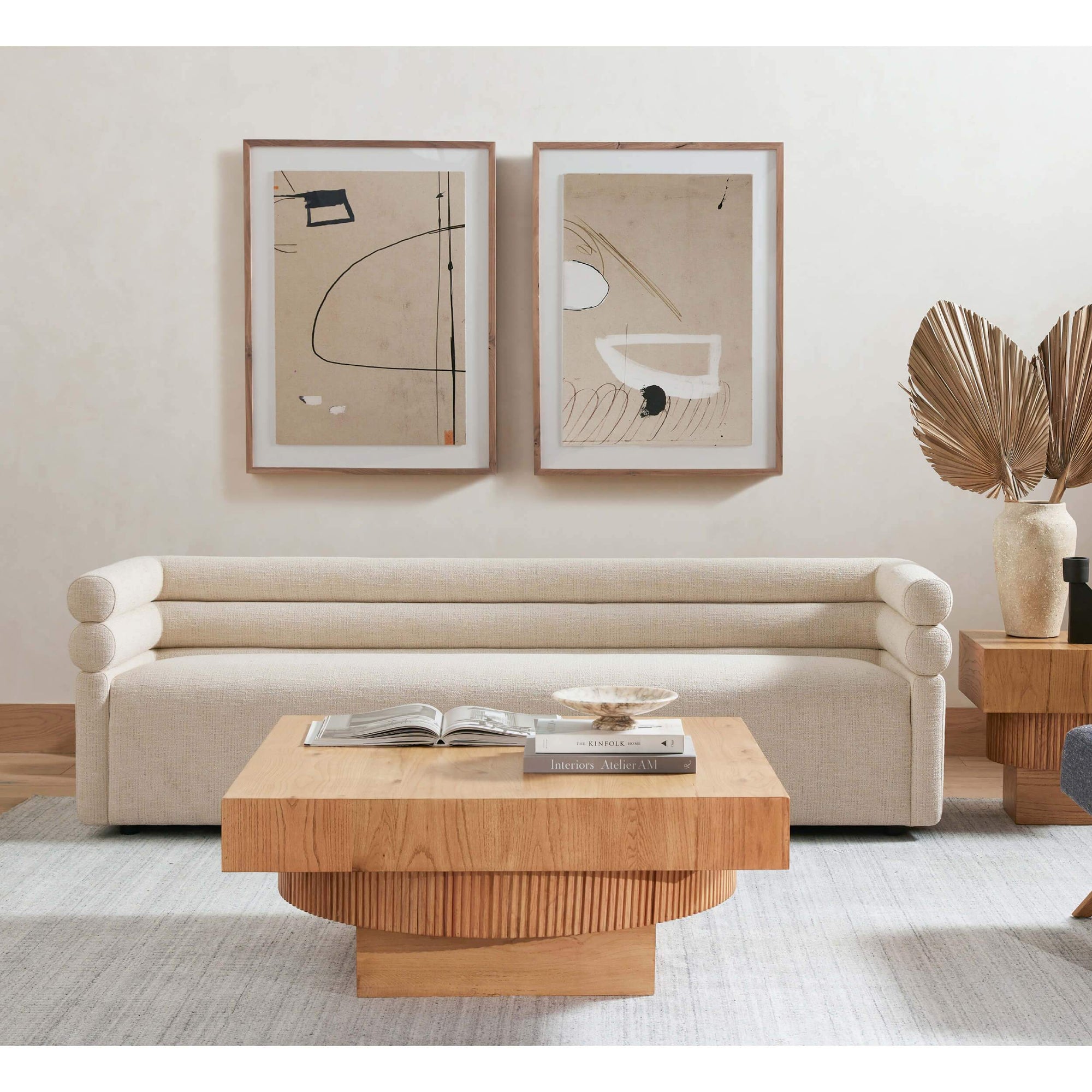 Leland Coffee Table, Honey Oak High Fashion Home