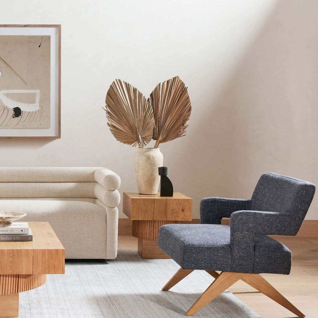 Leland End Table, Honey Oak High Fashion Home